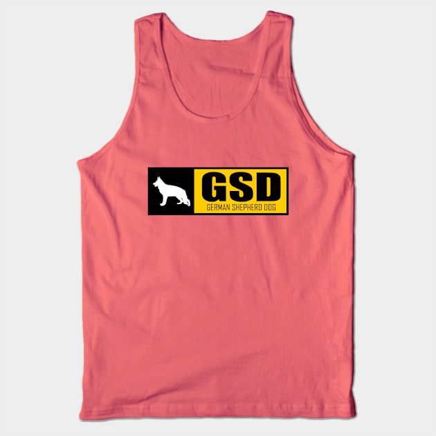 GSD German Shepherd Dog Tank Top by TCP